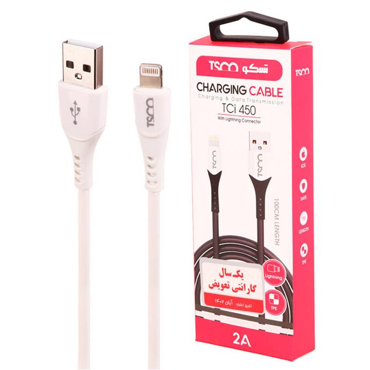 کابل آیفونی TSCO TCI450 2A 1m